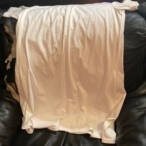 White womens dress with pockets size medium